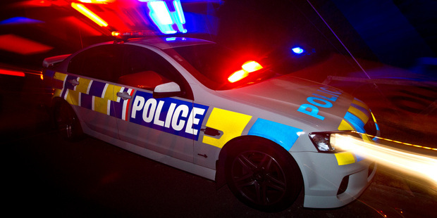 Police have cordoned off an area between the port of Napier Brass Band Hall and Napier YMCA.