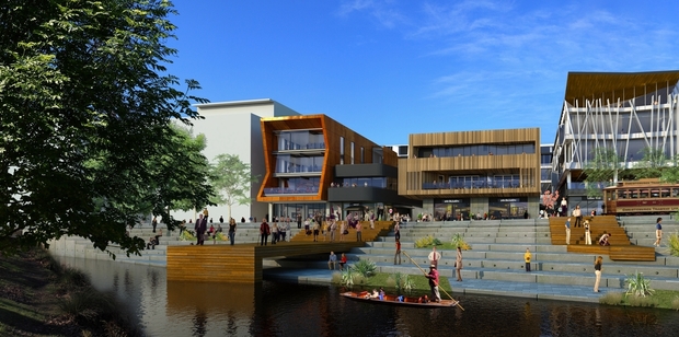 The Terrace on Oxford Terrace will open the area up as an outdoor space for events and socialising. Photo / Megan Singleton