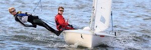 Zak Merton, left, and Sam Barnett from the Tauranga Yacht & Powerboat Club won silver medals at a major regatta in the UK. Photo/File