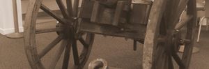 A gun from the Battle of Gate Pa 150 years ago on display at the ANZ Bank in Greerton.