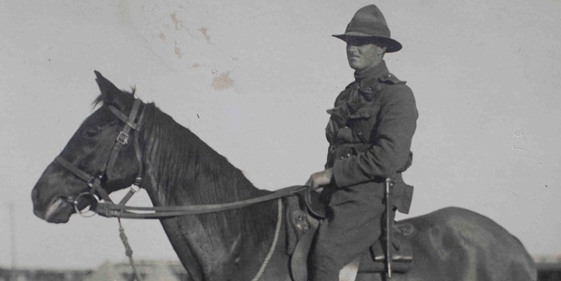 Trooper Andrew Whitefield left Wellington in 1915 to fight in the Great War.