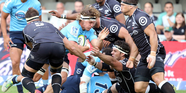 Michael Hoope in action for the Waratahs. Photo / Getty