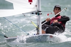 Thomas Saunders is one of several Tauranga sailors in medal contention at the ISAF Sailing World Cup in Hyeres, France. Photo / File Thomas Saunders is one of several Tauranga sailors in medal contention at the ISAF Sailing World Cup in Hyeres, France. Photo / File