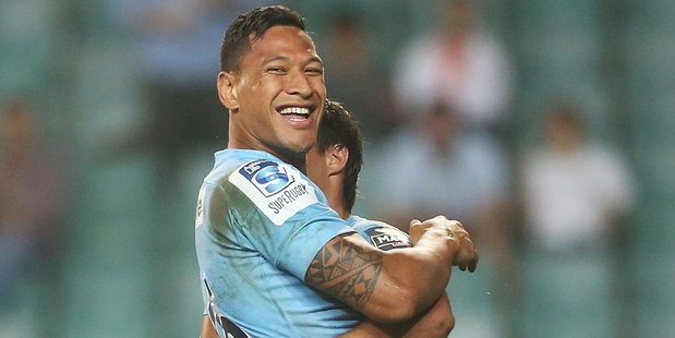Israel Folau has adapted remarkably well from league to rugby. Picture / Getty Images