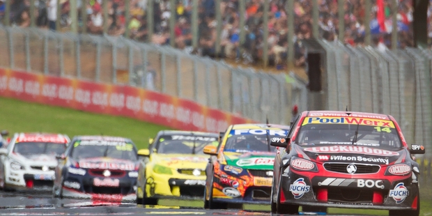 Like last year, New Zealand's Fabian Coulthard should be a front-runner at the Pukekohe V8s this weekend. Photo / Greg Bowker