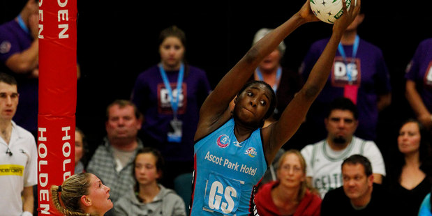 Steel shooter Jhaniele Fowler-Reid.