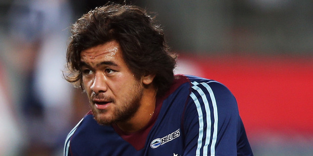 Steven Luatua has been dropped to the reserves bench as John Kirwan looks to get more physicality out of the Blues. Photo / Getty Images.