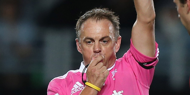 Referee Chris Pollock. Photo / Getty Images.