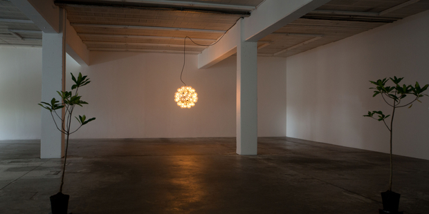 Transmit/Receive by Cerith Wyn Evans at the Michael Lett Gallery, Auckland. Photo / Richard Robinson