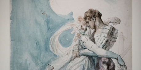 Undine and Huldbrand by Henry Fuseli at the Sir George Grey Special Collections. Photo / Richard Robinson
