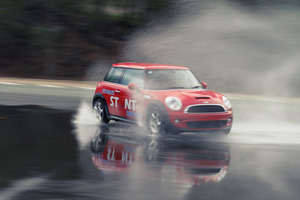 Mini stunt driving school. Photo / David Linklater