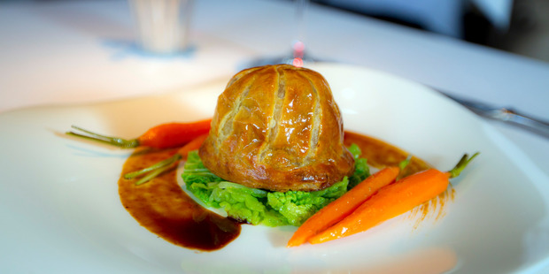 Rabbit pie. Photo / Michael Craig