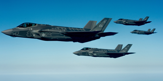 Joint Strike Fighters. Photo / US Air Force