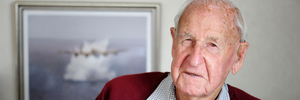 New Zealand's Dambuster survivor Les Munro is happy with the recognition he received for his
efforts. Photo / George Novak
