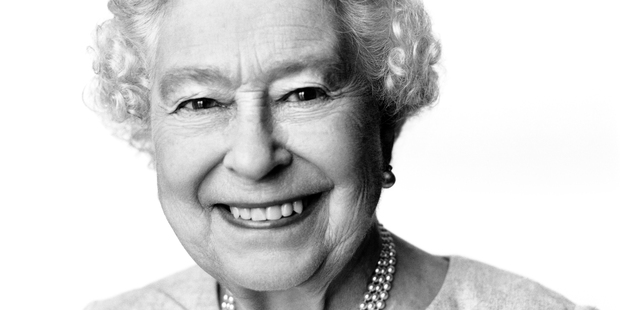 This portrait of Queen Elizabeth II taken by British photographer David Bailey has been released to mark her 88th birthday. Photo / David Bailey / AP