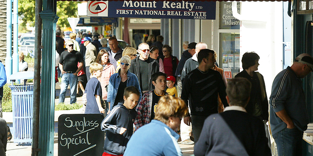 Shoppers out on Easter Sunday. File photo / APN