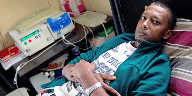 Fijian kidney patient Sanil Kumar is being forced to leave NZ today. Photo / Richard Robinson