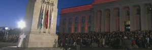 Thousands gathered at Auckland's War Memorial Museum this morning for the dawn service.