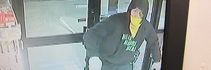 An offender suspected involved in an aggravated robbery at the Mobil petrol station on Mt Wellington Highway yesterday. Photo / NZ Police