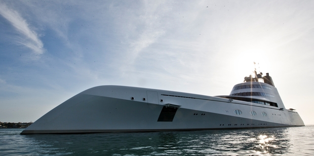 Megayacht A. Photo / Greg Bowker