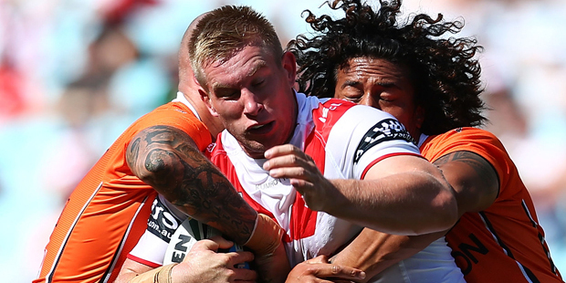 Mike Cooper of the Dragons. Photo / Getty Images