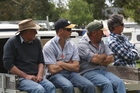 Dave Wallace (right), of Tutira, is one of many triallists who travel the miles to qualify their dogs for the nationals - having had another busy round of trials earlier this month, in which he and two dogs shared six ribbons. Photo/File Dave Wallace (right), of Tutira, is one of many triallists who travel the miles to qualify their dogs for the nationals - having had another busy round of trials earlier this month, in which he and two dogs shared six ribbons. Photo/File