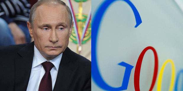 Vladimir Putin probably won't be Googling his own name then. Photo / AP