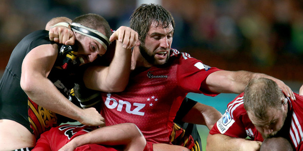 Despite the intensity, desperation, physicality and sheer excitement factor, neither the Crusaders or Chiefs produced vintage rugby. Photo / Getty Images