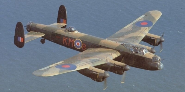 The Lancaster bomber was shot down by German troops as it crossed southern Holland on a bombing raid in Homberg on July 21, 1944.