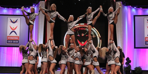 New Zealand has beaten America at its own game in the world cheerleading championships in Florida.