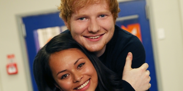 British singer-songwriter Ed Sheeran let The Diary tag along yesterday to his special guest appearance on Shortland Street .