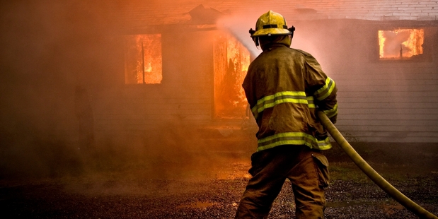 A landlord of a non-smoking property saw it go up in flames when the tenant nodded off with a lit cigarette. Photo / Getty Images