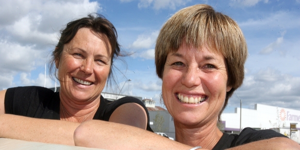 ABOUT TIME: Jill Greathead (right), Wairarapa Psychoactive Substances working party chairwoman, pictured with deputy Pip Hannon, says the Government's move to pull legal highs off the shelves should have come sooner. PHOTO/LYNDA FERINGA
