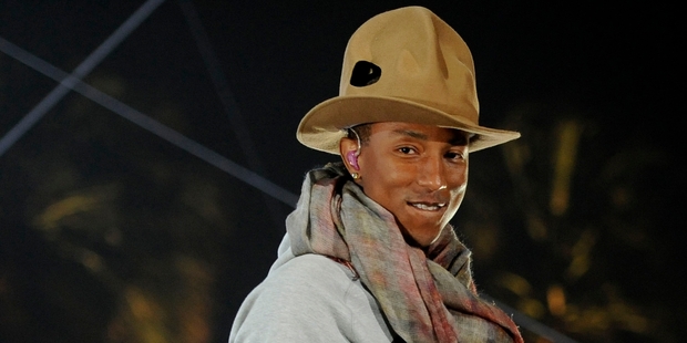 Pharrell Williams performing at the Coachella festival in California. Photo / AP