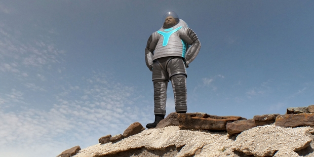 Parts of the Z-2 spacesuit will go on man's first mission to Mars. Picture / Nasa