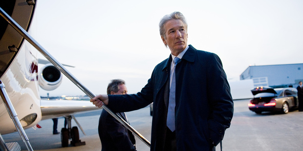Richard Gere was mistaken for a homeless man while filming a new movie.