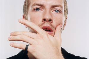 Chris Martin from Coldplay coos like Rihanna in the band's latest single.