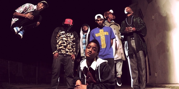 Hip-hop crew Odd Future.