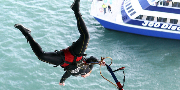 Kiwi AJ Hackett developed a strong, super-stretchy elastic bungy cord. Photo / Wayne Drought