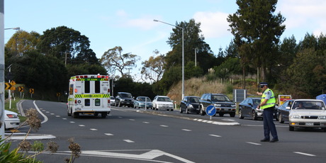 Traffic is being diverted along Te Puna Rd