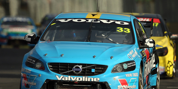 Kiwi sensation Scott McLaughlin has grabbed his second pole position in front of his home crowd for the final V8 Supercars race of the weekend. Photo / Getty Images.
