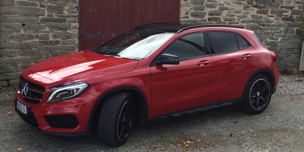 The Mercedes GLA compact SUV launches here with the diesel version.