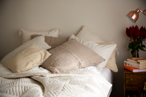 Detail from ethical home wares brand Tassel by Claire Piper. Photo / Babiche Martens. Styling / Laura Blade.