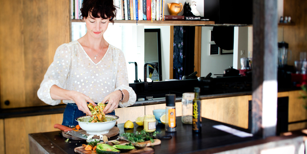 Eleanor Ozich in her kitchen. Photo / Babiche Martens.