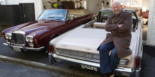 Former televison presenter Mark Sainsbury uses both cars equally. Photo / Mark Mitchel