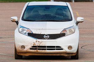 Nissan with self-cleaning paint.