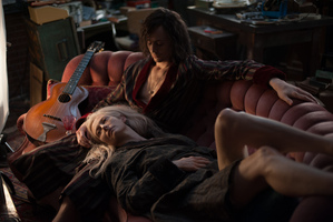 Tom Hiddleston and Tilda Swinton sizzle as immortal couple Adam and Eve in Only Lovers Left Alive.