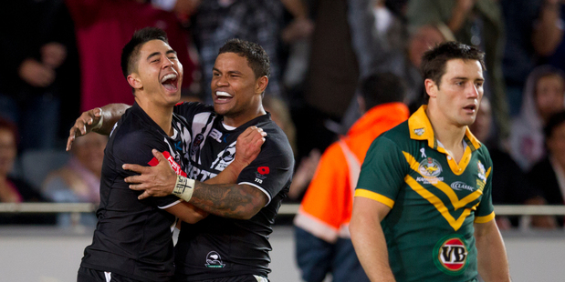 Join us here for a live blog of tonight's Anzac test between the Kiwis and the Kangaroos in Sydney. Photo / Getty Images.