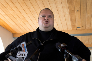 Kim Dotcom. Photo / Brett Phibbs