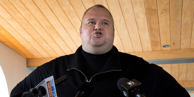 Kim Dotcom. Photo / Brett Phibbs